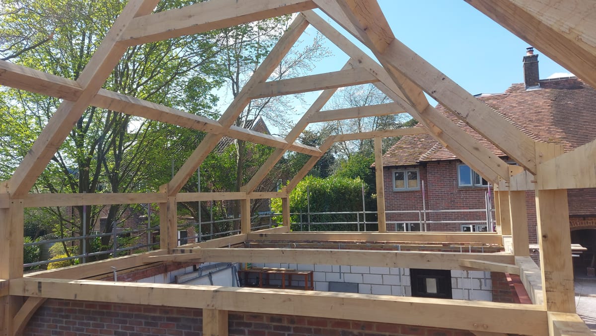 Oak Framed Garage And Studio Room | Arbour Bespoke