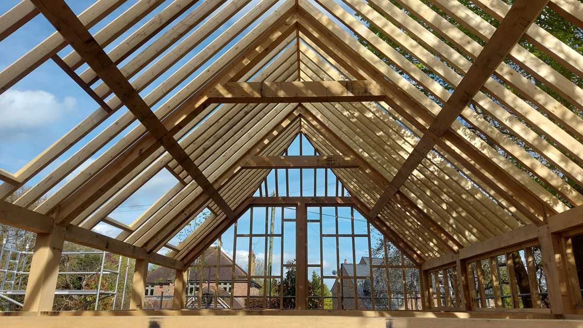 Oak Framed Garage And Studio Room | Arbour Bespoke