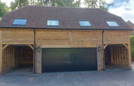oak framed garage