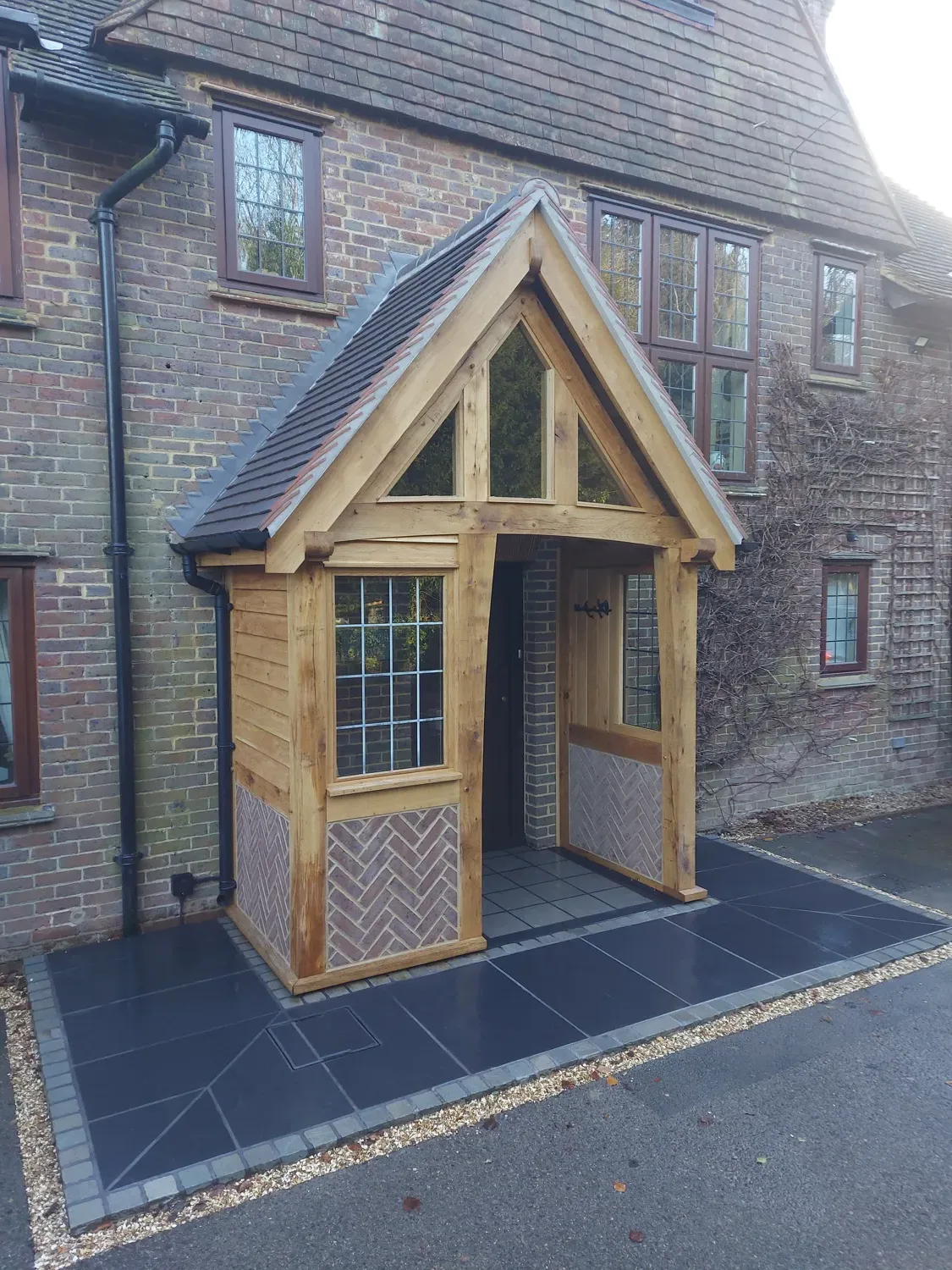Oak Framed Front Porch | Arbour Bespoke